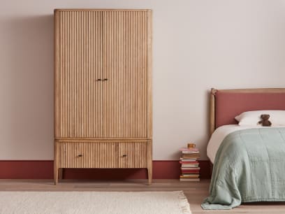 Heyday Wardrobe in Whitewashed Oak