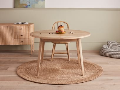 Chunky Jute Round Rug