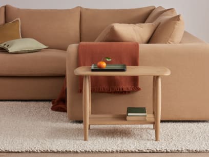 Steady Eddie Side Table in Light Oak