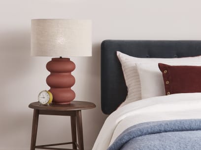 Triple Scoop Ceramic Lamp