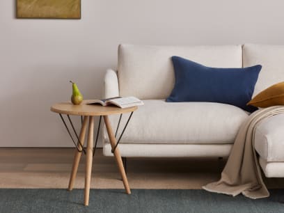 High Wire Side Table in Light Oak