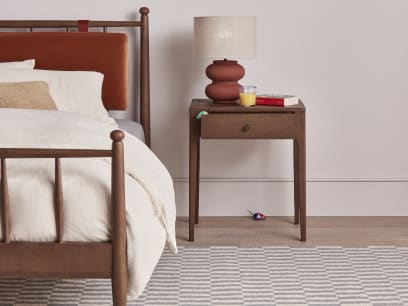 Hide Sleek Side Table in Dark Oak