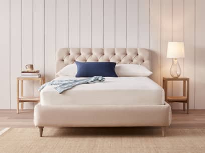 Bedlinton Bed in Egg Box Beige Boucle