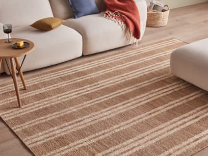 Stripey Jute Rug