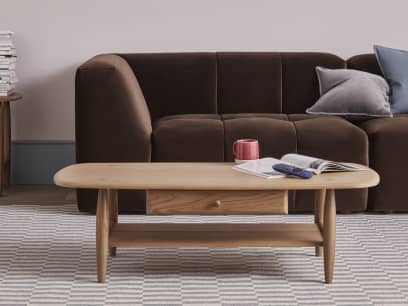 Steady Eddie Coffee Table in Light Oak