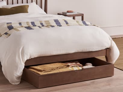 Dinkum Underbed Storage in Dark Oak