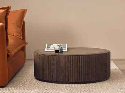 Big Bobbin Coffee Table in Dark Oak