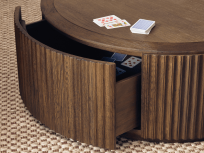 Big Bobbin Coffee Table in Dark Oak
