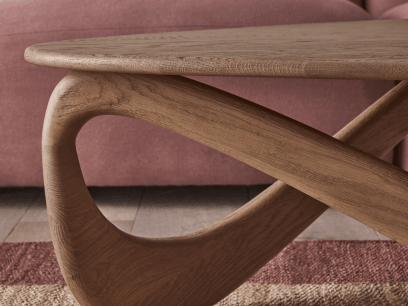 Looper Coffee Table in Light Oak