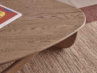 Looper Coffee Table in Light Oak