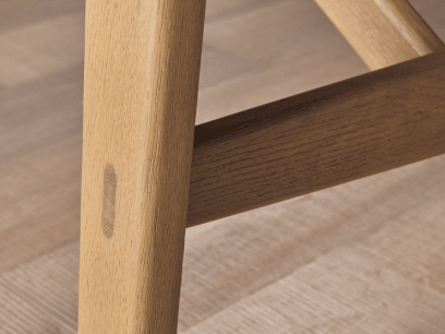 Barney Extending Kitchen Table in Light Oak