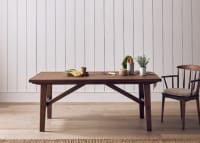 Barney Kitchen Table in Dark Oak