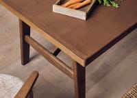 Barney Kitchen Table in Dark Oak