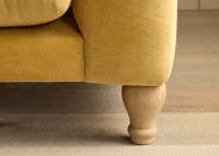 Bear Hug corner Sofa in Honey Pot Yellow Chenille