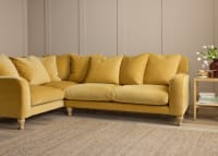 Bear Hug corner Sofa in Honey Pot Yellow Chenille