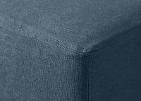 Bruges Footstool in Hosepipe Teal Linen