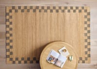CHECKY EDGE JUTE RUG GREEN 170X240 19