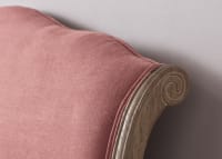 Coco Bed in Strawberry Milkshake Pink Linen