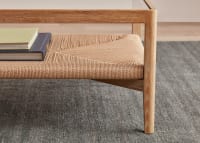 Rectangle Keepsake Coffee Table in Whitewashed Oak