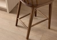 Drummer Kitchen Stool in Dark Oak