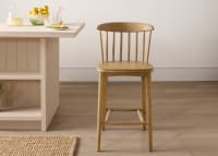 Drummer Kitchen Stool in Light Oak