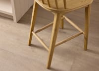 Drummer Kitchen Stool in Light Oak