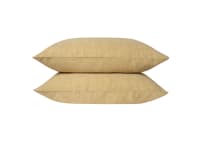 Lazy Linen Marle Set of 2 Pillowcases - Standard - Butterscotch Marle