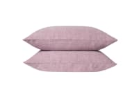 Lazy Linen Marle Set of 2 Pillowcases - Standard - Raspberry Fool Marle