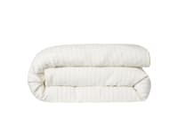 Widey Stripe Lazy Linen Duvet Cover - Double - Butterscotch