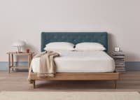 Dr Slow Bed in Sopping Seagrass Teal Velvet