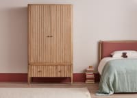 Heyday Wardrobe in Whitewashed Oak