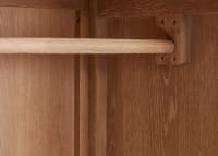 Heyday Wardrobe in Whitewashed Oak