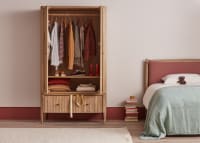 Heyday Wardrobe in Whitewashed Oak