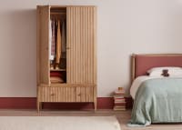 Heyday Wardrobe in Whitewashed Oak