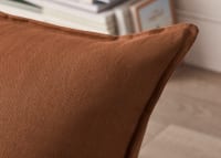 Soft Spot Accent Chair in Broken Pot Orange Linen