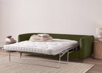 Squishmeister Sofa Bed in Waxed Jacket Green Linen