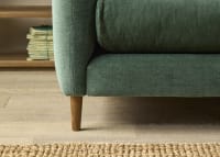 Squishmeister Sofa in Secret Garden Green Chenille
