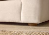 Weekender Love Seat in Egg Box Beige Chenille