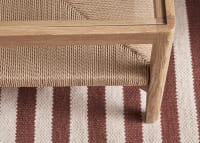 Square Keepsake Coffee Table in Light Oak