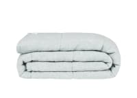 Marley Linen Quilt - 230cm x 250cm - Duck Pond Teal Marle