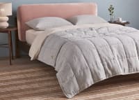 Marley Linen Quilt - 230cm x 250cm - Duck Pond Teal Marle