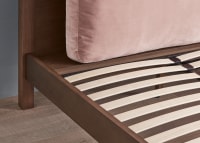 SLUMBER BACH BED DARK OAK FLUSHED CHEEK VELVET 04 002