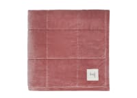 Dozer Velvet Quilt  - 200cm x 230cm - Raspberry Fool