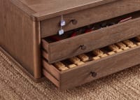 Grand Plan Coffee Table in Dark Oak