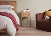 Little Flapper Side Table in Whitewashed Oak