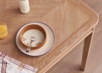Jigsaw Kitchen Table in Whitewashed Oak