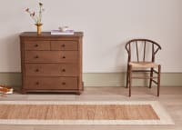 Bordy Edge Jute Runner 80 x 240 cm in Oat