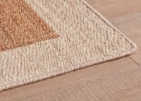 Bordy Edge Jute Runner 80 x 240 cm in Oat