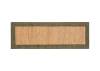 Bordy Edge Jute Runner 80 x 240 cm in Green