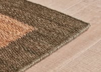 Bordy Edge Jute Runner 80 x 240 cm in Green